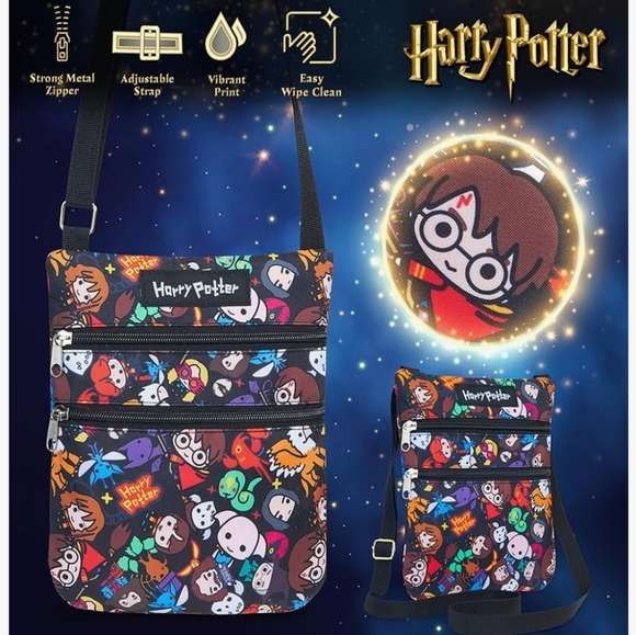Harry Potter Cross Body Bag Mini Purse New NWT Gift Adjustable Strap - Picture 9 of 9